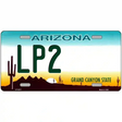 Arizona State Blank Novelty Metal License Plate