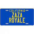 California Blue State Metal Novelty License Plate