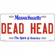 Massachusetts Novelty State Blank Metal License Plate