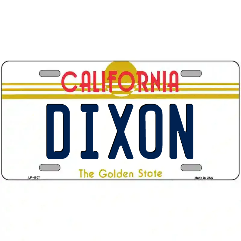California Golden State Plate Novelty State Blank Metal License Plate