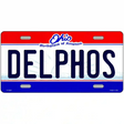 Ohio Novelty State Blank Metal License Plate