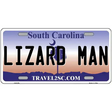 South Carolina Purple Blank Novelty Metal License Plate
