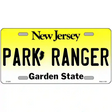 New Jersey Novelty State Blank Metal License Plate