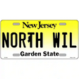 New Jersey Novelty State Blank Metal License Plate