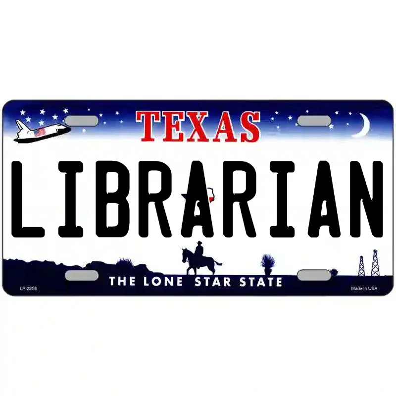 Texas Novelty State Blank Metal License Plate