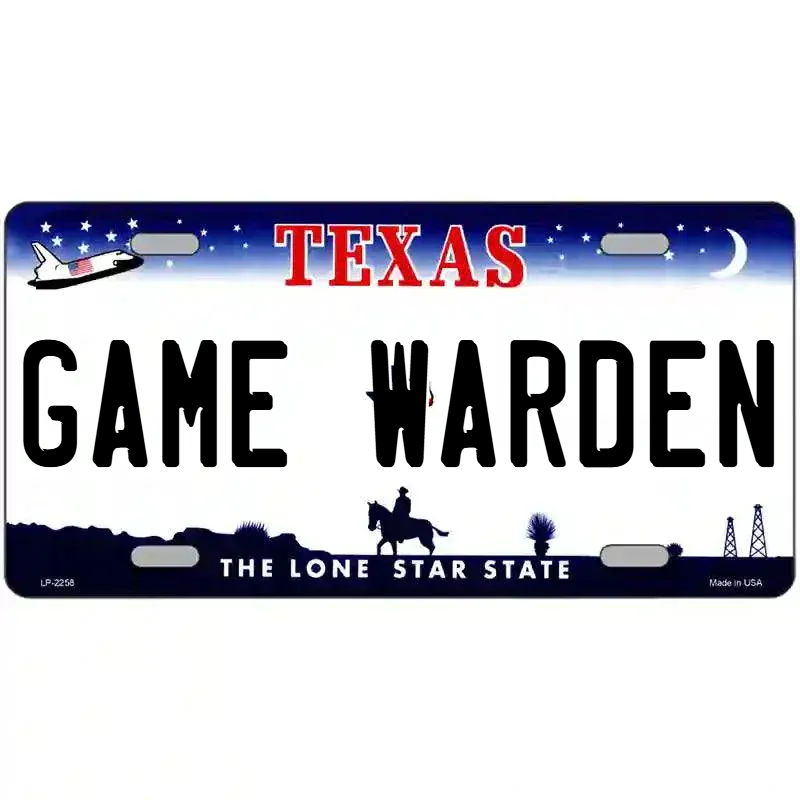 Texas Novelty State Blank Metal License Plate