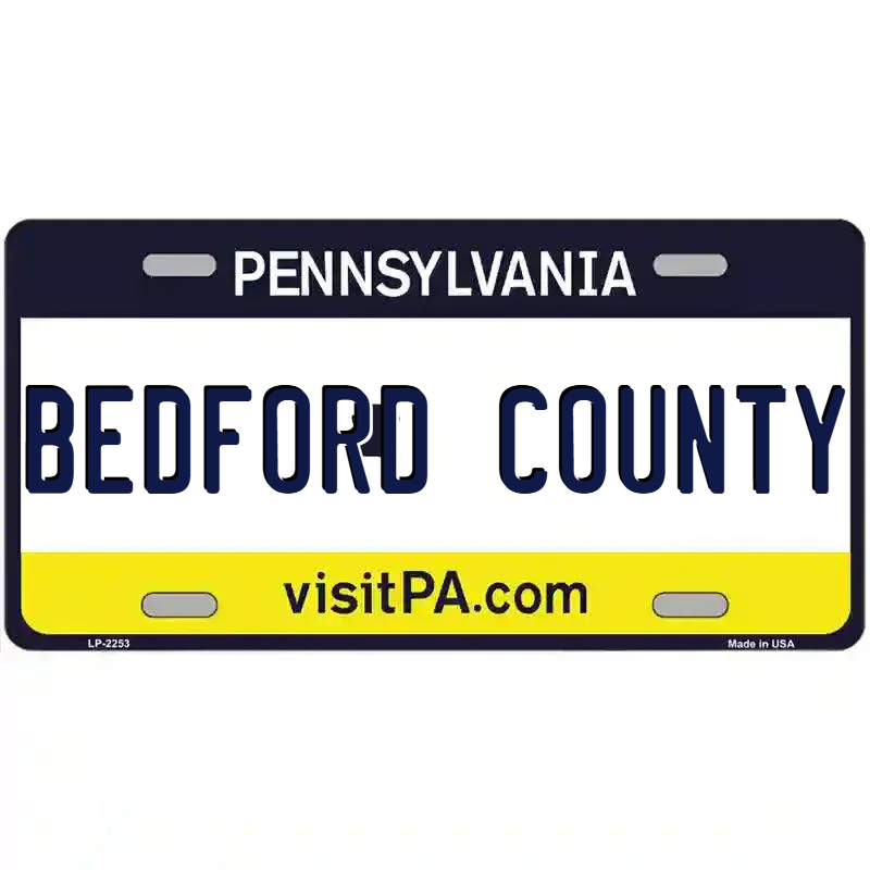 Pennsylvania Novelty State Blank Metal License Plate