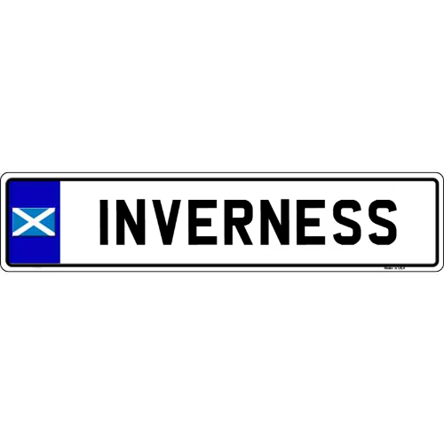 Scotland Novelty Metal European License Plate