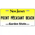 New Jersey Novelty State Blank Metal License Plate