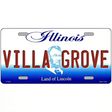 Illinois Novelty State Blank Metal License Plate