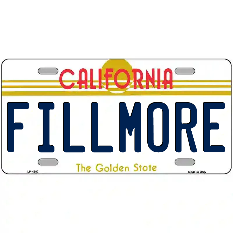 California Golden State Plate Novelty State Blank Metal License Plate