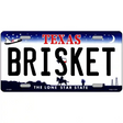 Texas Novelty State Blank Metal License Plate