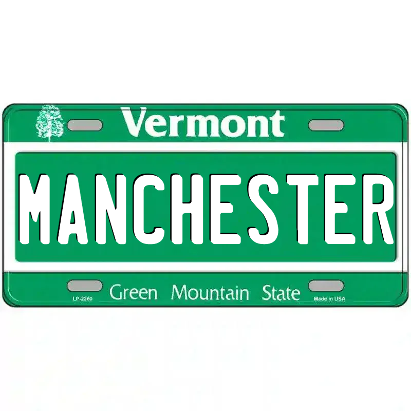 Vermont Novelty State Blank Metal License Plate