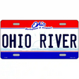 Ohio Novelty State Blank Metal License Plate