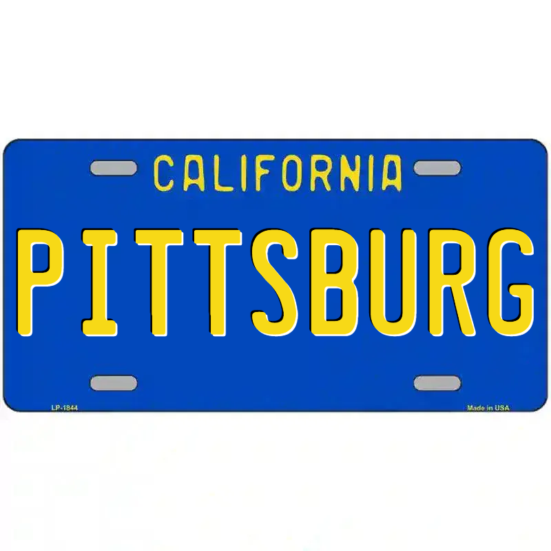 California Blue State Metal Novelty License Plate
