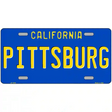 California Blue State Metal Novelty License Plate