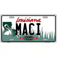 Louisiana 200 Years Blank Novelty Metal License Plate