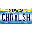 Nevada Novelty State Blank Metal License Plate