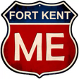 Maine Metal Novelty Highway Shield Sign
