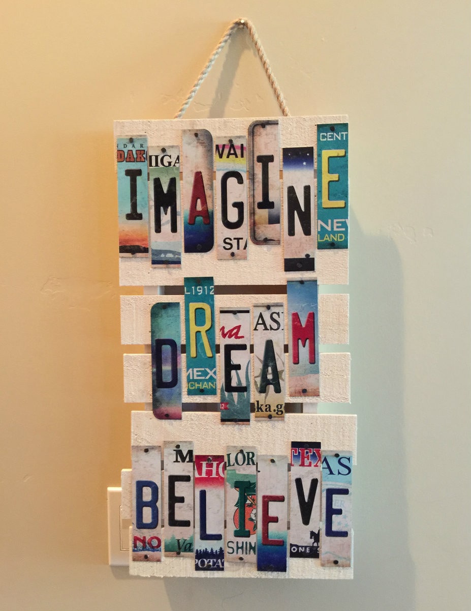 Cut License Plate Letter Strips LPS-001