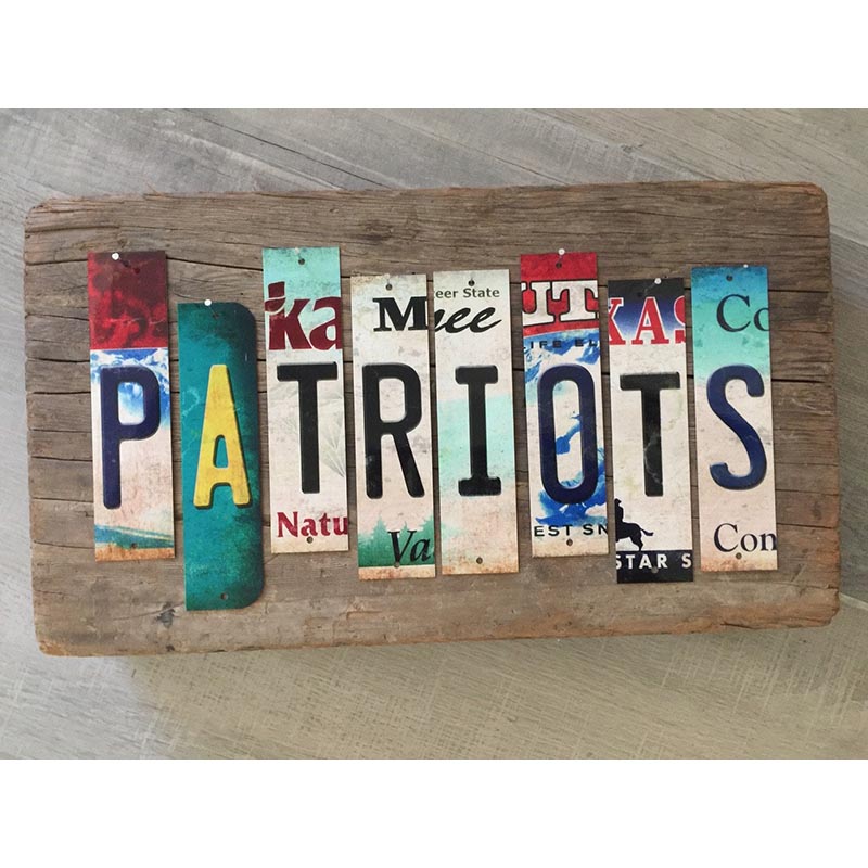 Cut License Plate Letter Strips LPS-001