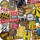 Beer 50 Piece Wholesale Novelty Assorted Sticker Decal Pack
