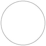 White Dye Sublimation Novelty Metal Mini Circular Coaster CC-000