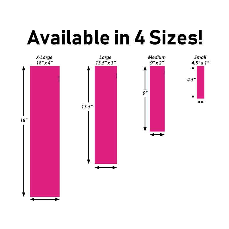 Street Sticker Decal Sizes