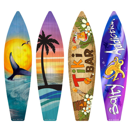 Beach Obsession Surfboard Set Novelty Metal Set of 4 SB-Pack-08