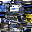 Police 50 Piece Wholesale Novelty Assorted Sticker Decal Pack