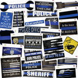 Police 50 Piece Wholesale Novelty Assorted Sticker Decal Pack