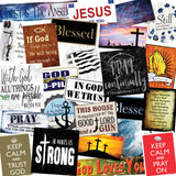 Religious 50 Piece Wholesale Novelty Assorted Sticker Decal Pack