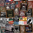 Veteran 50 Piece Wholesale Novelty Assorted Sticker Decal Pack
