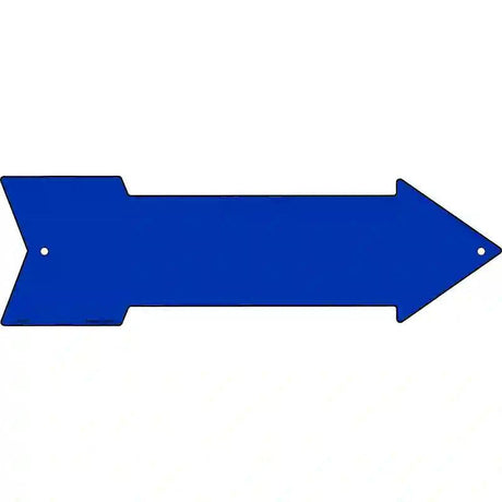 Blue Novelty Metal Arrow Sign 17" x 5" (A)