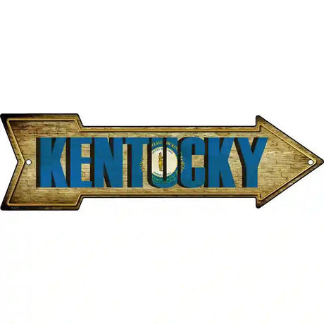 Kentucky Novelty Metal Arrow Sign 17" x 5" (A)