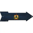 Vermont State Flag Novelty Metal Arrow Sign 17" x 5" (A)
