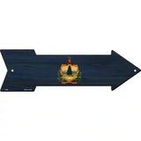 Vermont State Flag Novelty Metal Arrow Sign 17" x 5" (A)