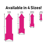 Santas Shop Novelty Arrow Sticker Decal