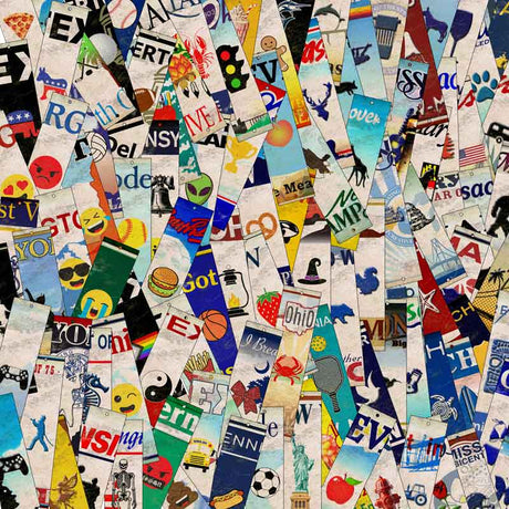 Assorted Novelty License Plate Strips Add Ons Bundle