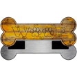Woof Novelty Bone Magnet B-014 3.5" x 9" Magnet (B)