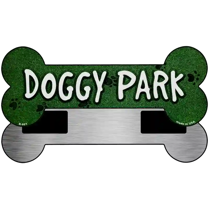 Doggy Park Novelty Bone Magnet B-021 3.5" x 9" Magnet (B)