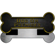 Dog On Premises Novelty Metal Bone Magnet 3.5" x 9" Magnet (B)