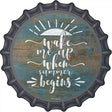 When Summer Begins Novelty Metal Bottle Cap Sign