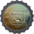 Hunt Wild Deer Novelty Metal Bottle Cap Sign