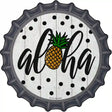 Aloha Pineapple Novelty Metal Bottle Cap Sign