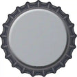 Gray Novelty Metal Bottle Cap Sign BC-158