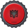 Albania Novelty Metal Bottle Cap Sign BC-183