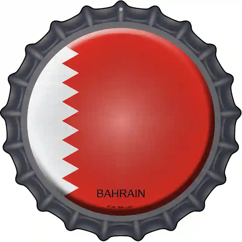 Bahrain Novelty Metal Bottle Cap Sign BC-200