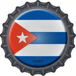 Cuba Novelty Metal Bottle Cap Sign BC-246