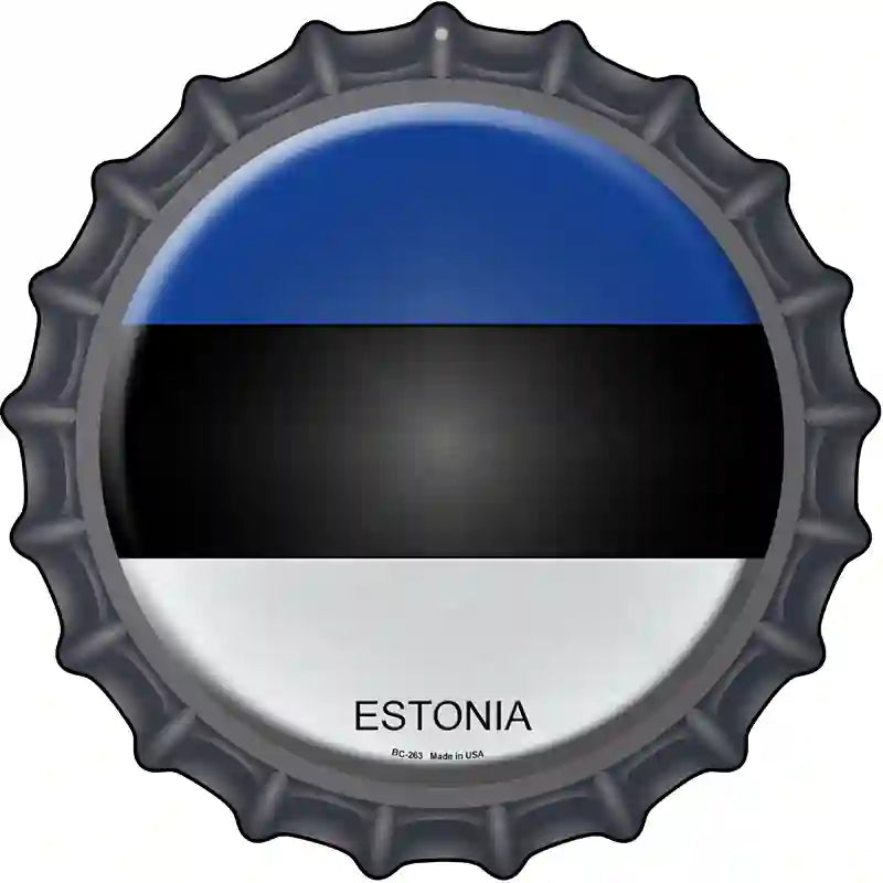 Estonia Novelty Metal Bottle Cap Sign BC-263